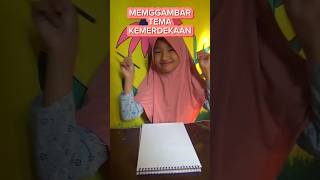 MENGGAMBAR TEMA KEMERDEKAAN INDONESIA KE 79 #menggambar #ART #kemerdekaan #indonesia #challenge #fyp