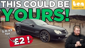 Win A 5.0 V8 Mercedes Benz SL500 for just £2!