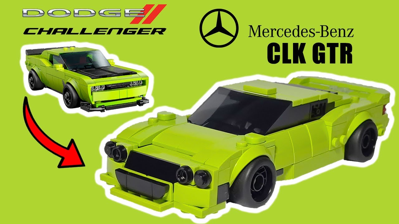 77237 Mercedes-Benz CLK GTR - Lego Speed Champions Alternative MOC