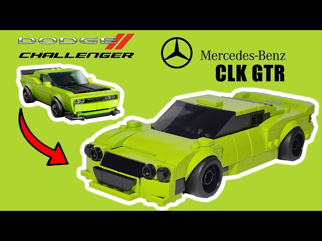 77237 Mercedes-Benz CLK GTR - Lego Speed Champions Alternative MOC