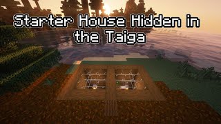 Survival Starter House in the Taiga – Easy & Cozy Build! Survival Starter House in the Taiga – Easy & Cozy Build!