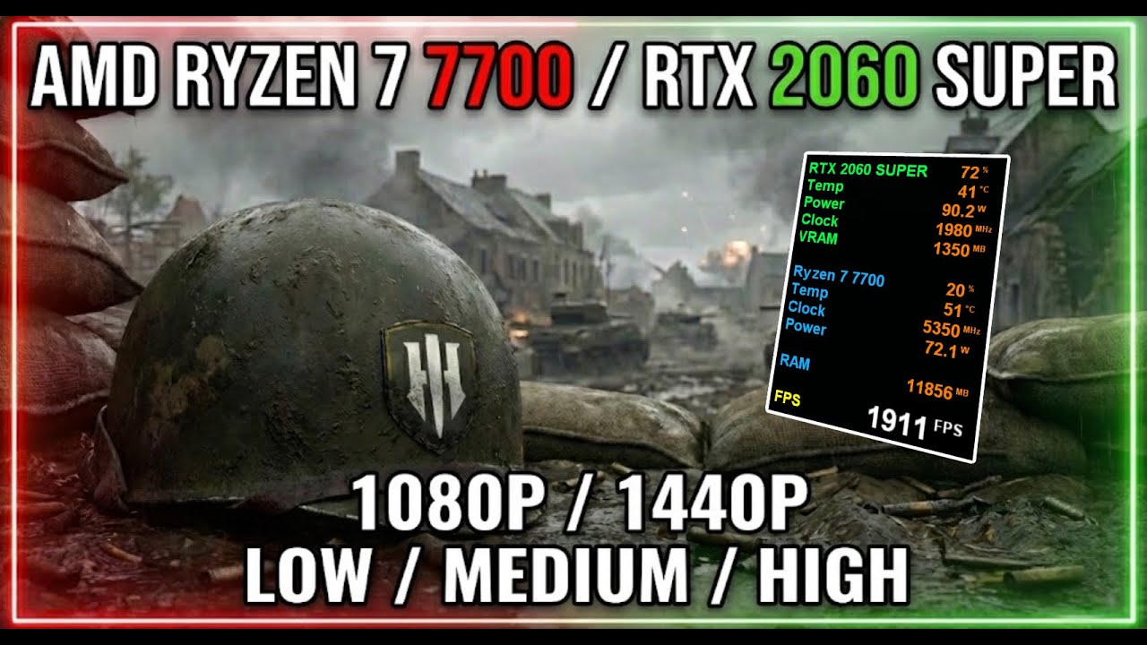 Hell Let Loose | RTX 2060 Super + Ryzen 7 7700  | 2026 Benchmark