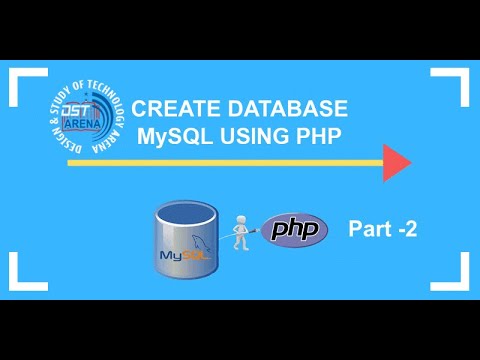 Create Database Using PHP Script