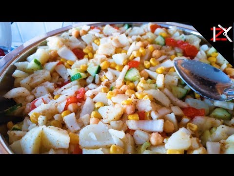 How To Make Homemade CHANA CHAAT | Delicious Healthy Veg Food Snack