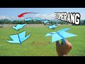 Tutoriel pour fabriquer un avion en papier boomerang  fly away peut tre de retour