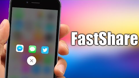 FastShare - iOS 9 Jailbreak Cydia Tweak