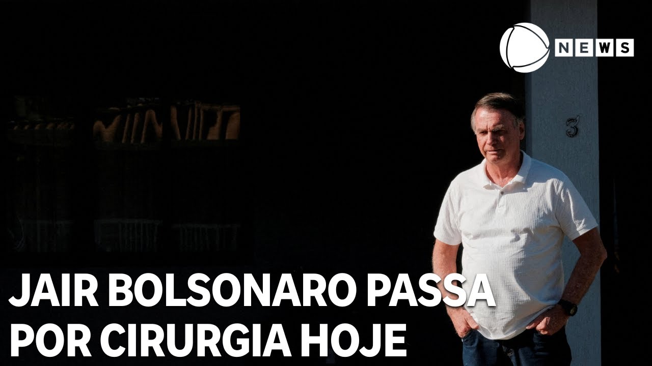 Ex-presidente Jair Bolsonaro passa por cirurgia hoje
