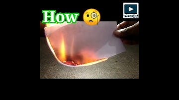 Invisible fire experiment 🧪 #shorts