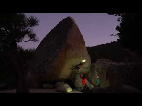 Beta Video for climb Ghost Face Right v5, Black Mountain