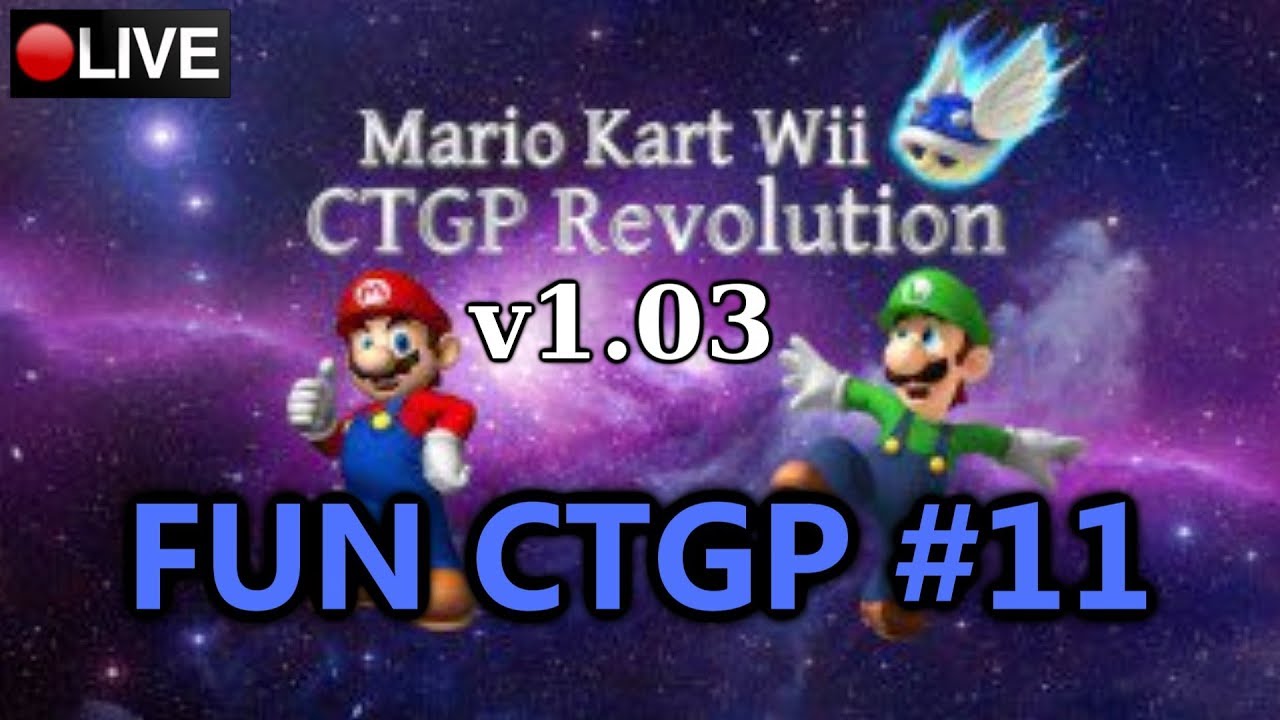 LIVE [MKWii] Fun CTGP #11 - YouTube