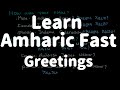 Amharic Language For Beginners Greeting Amharic Language For Beginners Greeting