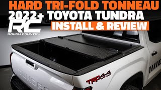 2022+Tundra Rough Country Low Profile Hard Tonneau Cover Review & How To Install | Toyota Tundra