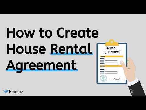 वीडियो: एक अपार्टमेंट रेंटल एग्रीमेंट कैसे तैयार करें