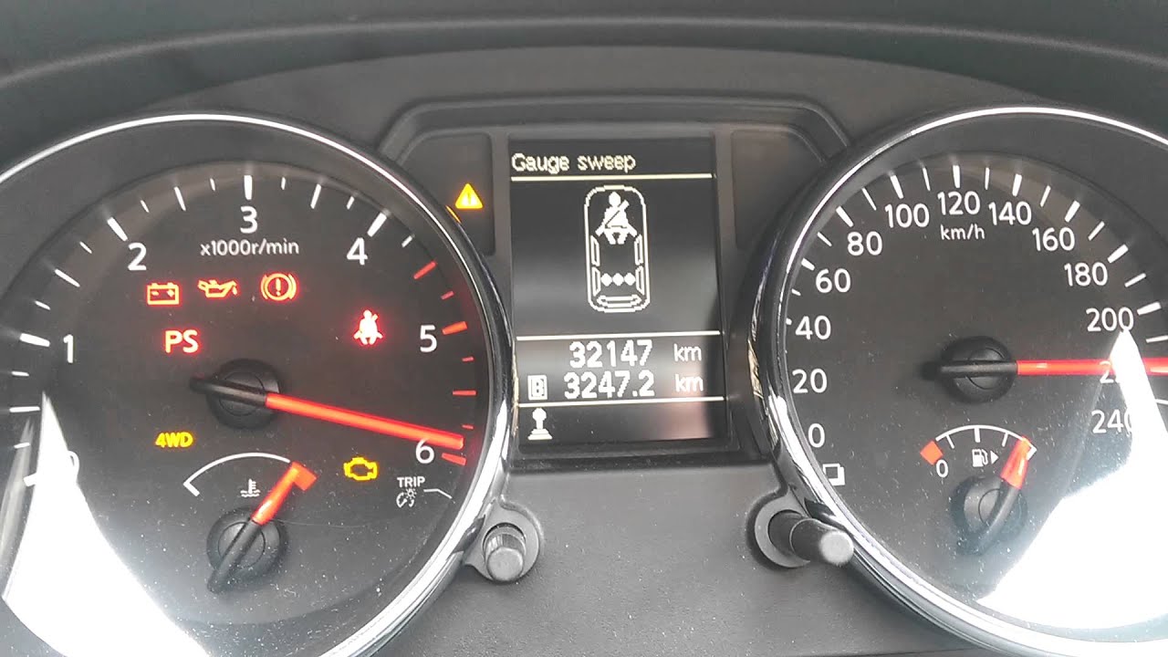 Nissan Qashqai 2013 diagnostic mode YouTube