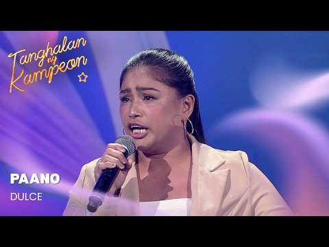 May Obando emotionally asks questions with "Paano" | Tanghalan Ng Kampeon 5