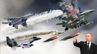 World shock! 3 Russian MiG29SM fighter jet pilots blow up entire US F16 fighter squadron, Arma3