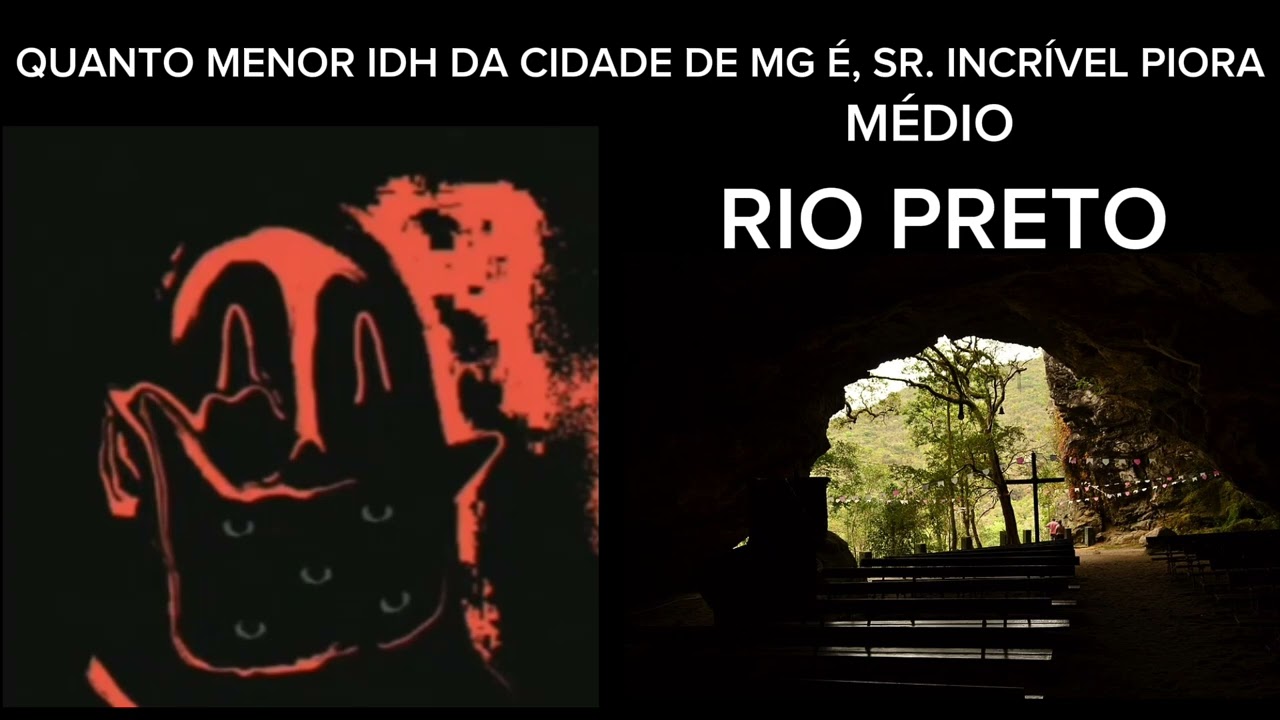 QUANTO MENOR O IDH DO MUNICIPIO DE MINAS GERAIS É, O SENHOR INCRÍVEL PIORA