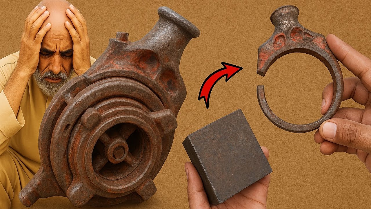 Broken Pipe Thread Repair Trick | Handmade Tool Se Kamaal Kar Dikhaya |Simple Idea, Amazing Result!