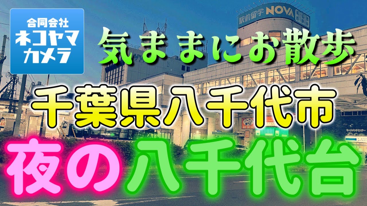 【千葉の夜散歩】京成線「八千代台駅」周辺を夜歩き。路地を歩けば歩くほど、たくさんの居酒屋さんを発見！良い意味で想定外でした。#千葉県 #八千代市 #八千代台