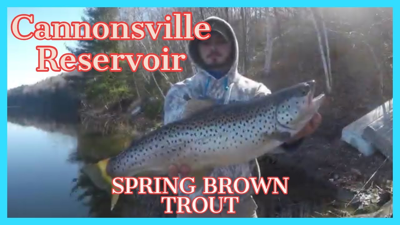 Fishing for Brown Trout on the Cannonsville Reservoir using Lipless