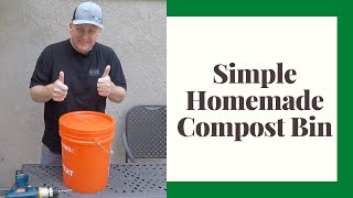 How To: Homemade Compost Bin Out Of A 5 Gallon Bucket