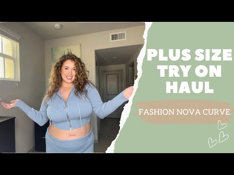 2 PIECE SET PLUS SIZE TRY ON HAUL W/ FASHION NOVA CURVE | Lauren Sangster