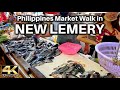 Philippines Market Walk Tour at New Lemery Public Market Batangas [4K]