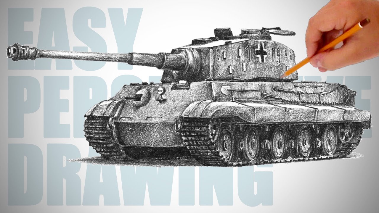 Tiger Tank Drawing