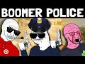 Life as a boomer police wojak doomer meme