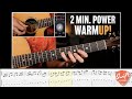 2 Minute Guitar Warm Up - Exercises for Speed, Dexterity & Accuracy!