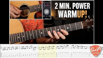 2 Minute Guitar Warm Up - Exercises for Speed, Dexterity & Accuracy!
