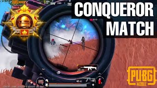 Going into top 300 conqueror rank after this intense match with Stewart | PUBG Mobile