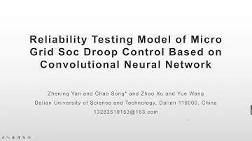 Reliability Testing Model of Micro Grid Soc Droop Control Based on Convolutional Neural Network