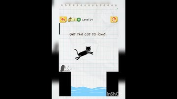 get the cat to the land #draw2save #games #shorts