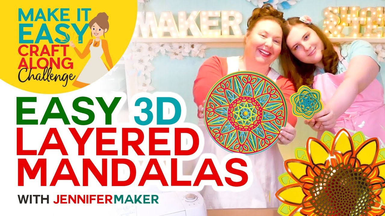 Download 3d Layered Mandalas How To Multilayer Mesmerize Jennifer Maker