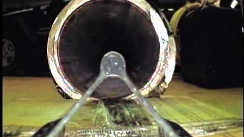 Laser profiling in test pipe