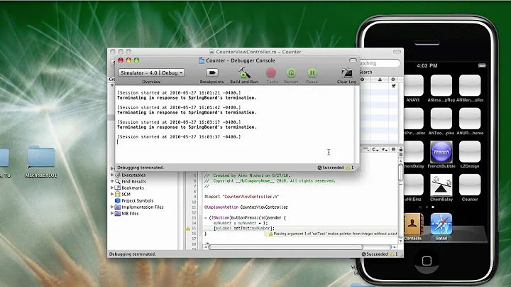 Objective-C iPhone Programming Lesson 2 - Basic Variables