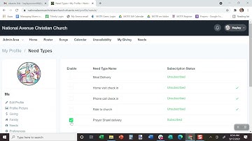 Creating Elvanto Username/Password and Setting up Profile