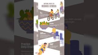 Natural ways to reduce stress 😊 #infographic #shortsvideo #selfcare Natural ways to reduce stress 😊 #infographic #shortsvideo #selfcare