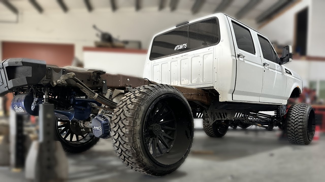 Starting Our Rear 4-Link And Air Ride Setup!! BDDs Biggest Build Vid.6 ...