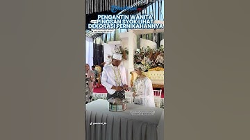 Syok Lihat Dekorasi Tak Layak! Inilah Curhat Pilu Pengantin Wanita Pingsan di Hari Pernikahan