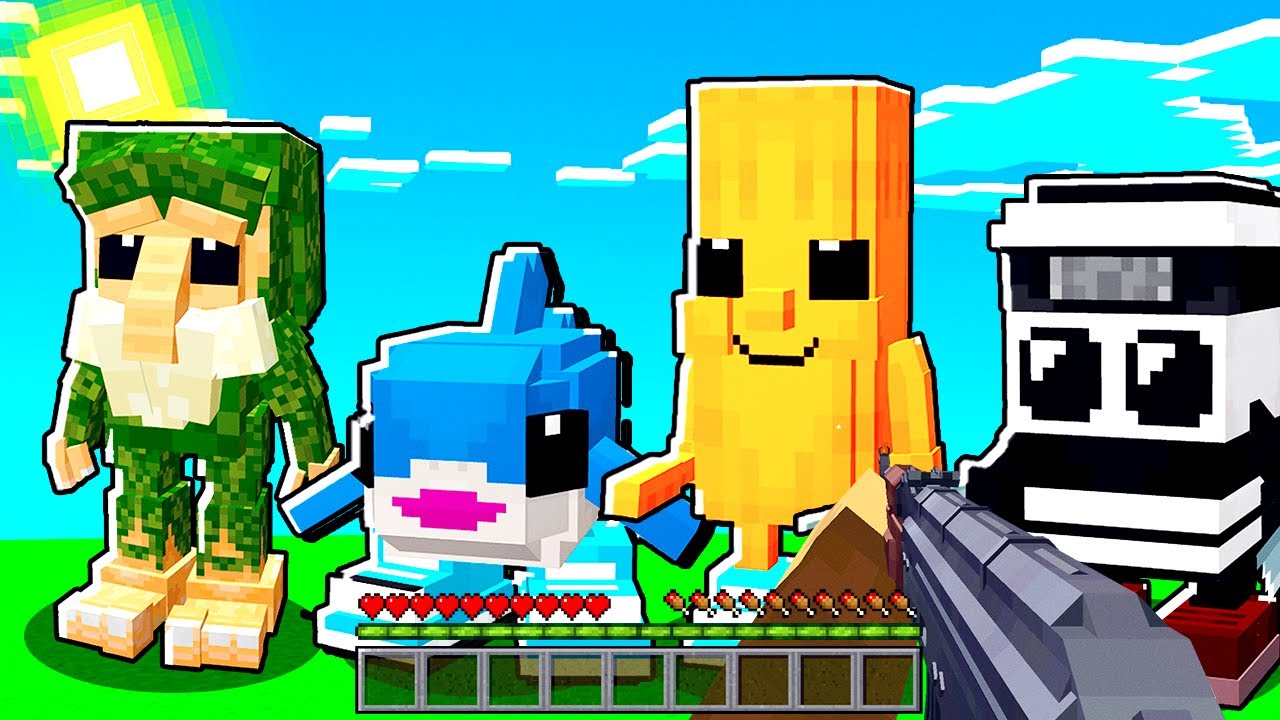 I DESTROYED the Mini ITALIAN BRAIROT with an AKM in Minecraft! - YouTube