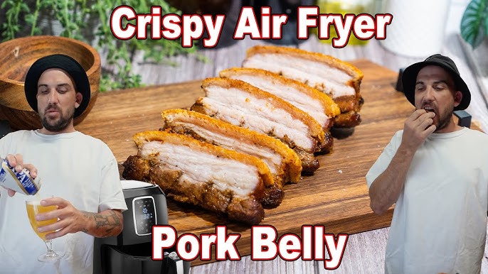 Air Fryer Crispy Pork Belly (SUPER CRISPY) - CJ Eats Recipes