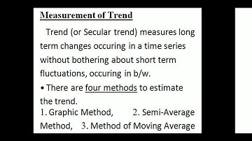 Measurement of Trend|1st Sem UG|Calicut University|Complimentary Course Statistics