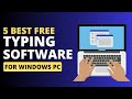 5 Best Free Typing Software for Windows 10, 11 | Best Typing Software for PC | Offline ✅
