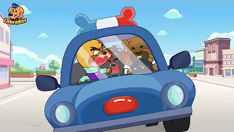 Cardboard World | Learn Occupations | Fun Adventure | Kids Cartoon | Sheriff Labrador