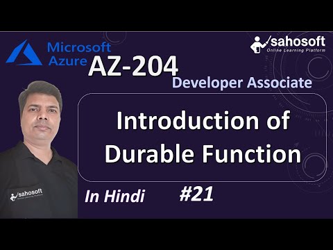 Introduction of Durable Function | AZ 204 Azure Developer Associate Full Course