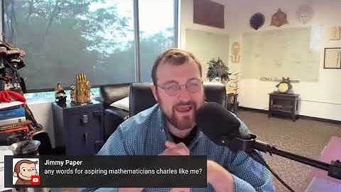 Charles Hoskinson on Thoughts on any words for aspiring mathematicians Charles like me