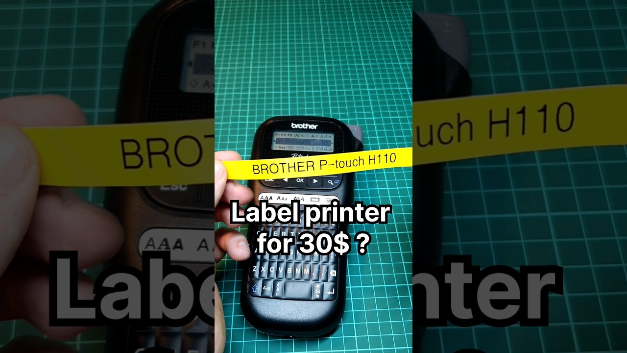 Is it any good? BROTHER P-touch H110 Label printer #label #printer #brother #shorts