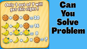 Cookie Banana Clock Math Puzzle  riddle answer / Fun Math